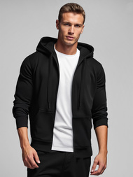 Moška jopa s kapuco črna OZONEE JS/2008