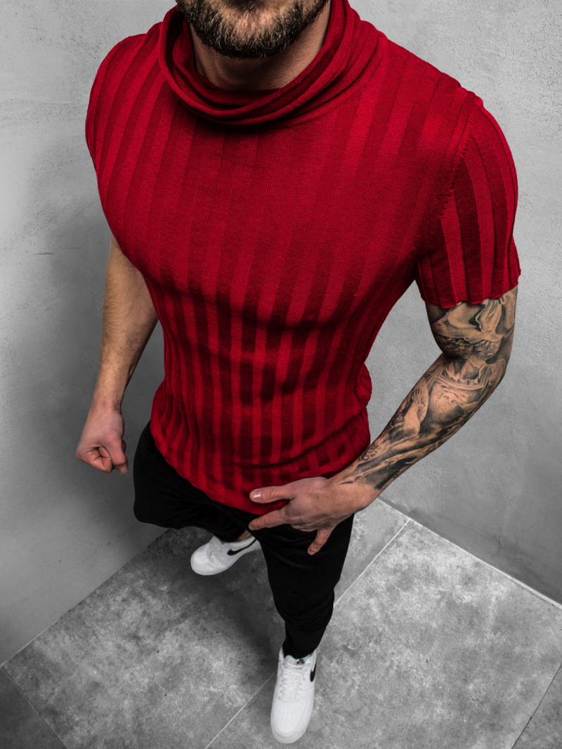 Moška majica bordo OZONEE L/2294Z