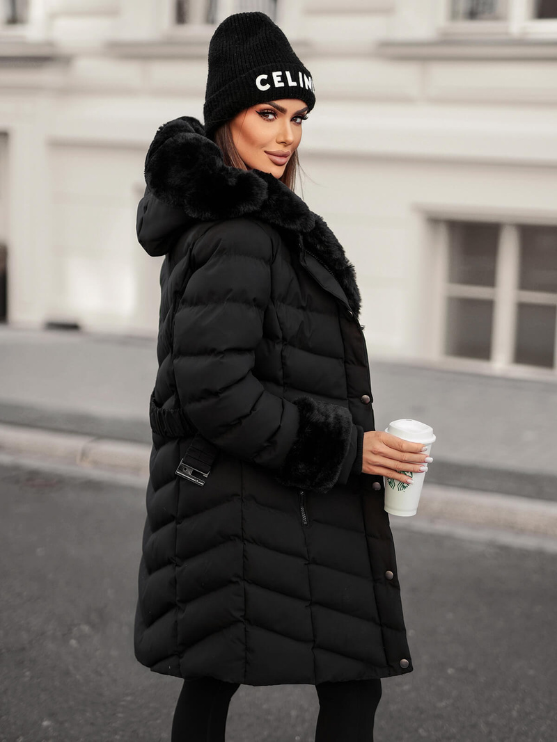 Ženska jakna črna OZONEE JS/5M3156/392Z