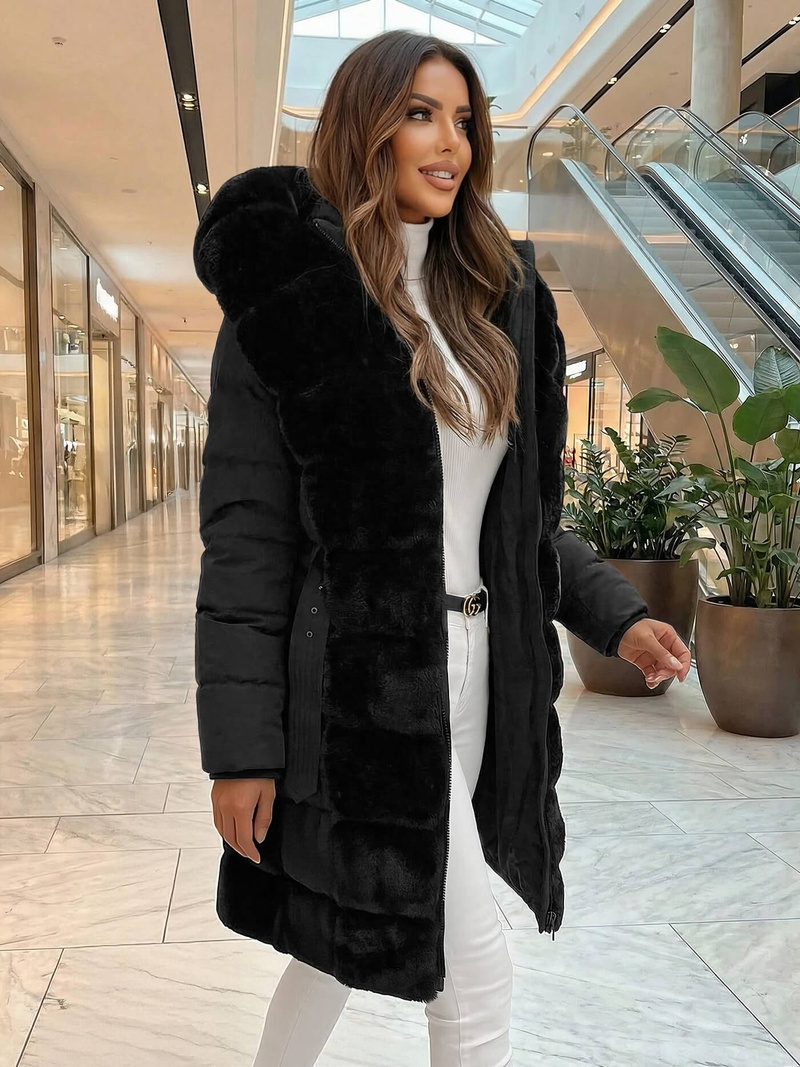 Ženska jakna črna OZONEE JS/5M3158/392Z