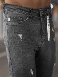 Moške hlače jogger grafitne OZONEE DO/6108/5