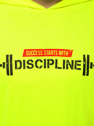 Moška majica brez rokavov rumeno-neon OZONEE MACH/M1211