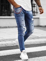 Moške Kavbojke Modre OZONEE O/JR49