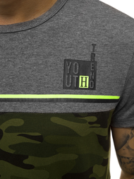 Moška majica grafitna OZONEE JS/SS10979