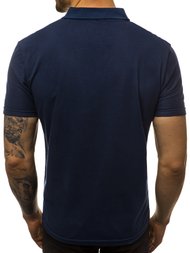 Moška polo majica mornarsko modra OZONEE JS/GD01