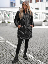 Ženska jakna črna OZONEE JS/5M3189/392Z