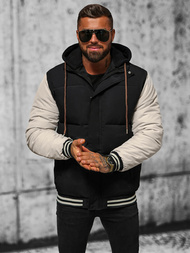 Moška jakna črna OZONEE JS/31M5002