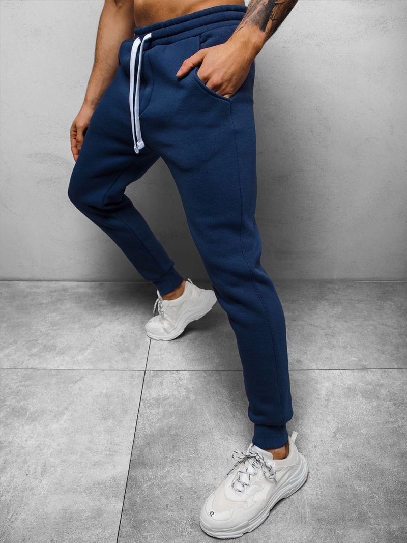 Moške športne hlače mornarsko modre OZONEE O/12110Z