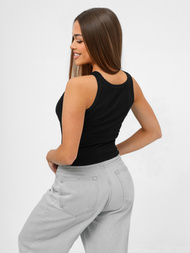 Ženski brezrokavnik črna OZONEE JS/96T665/3