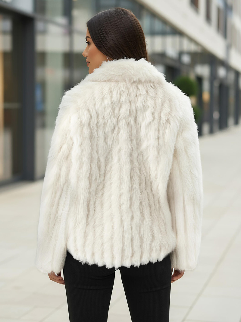 Ženska jakna bela OZONEE JS/11Z8261Z