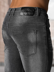 Moške kavbojke grafitne OZONEE NB/MP0199GSZ