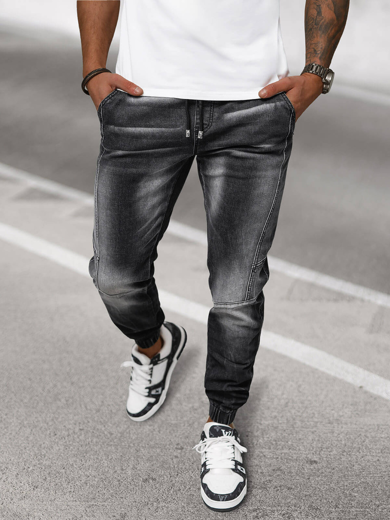Moške Hlače Jogger Črne OZONEE NB/MP0115N