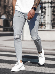 Moške kavbojke sive OZONEE DO/2463