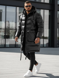 Moška zimska jakna črna OZONEE O/M3205Z