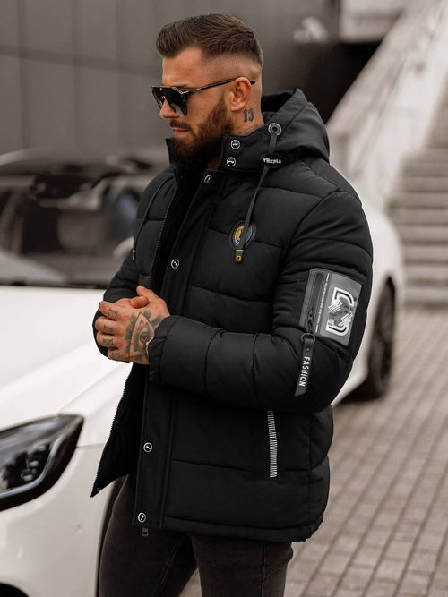 Moška jakna črna OZONEE JS/57M7503/392Z