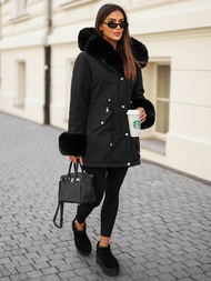 Ženska zimska jakna črna OZONEE JS/16M9062/392Z