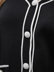 Ženski dvodelni komplet trenirka črn OZONEE JS/26C8802/3