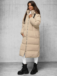 Ženska jakna bež OZONEE JS/5M3163/62Z