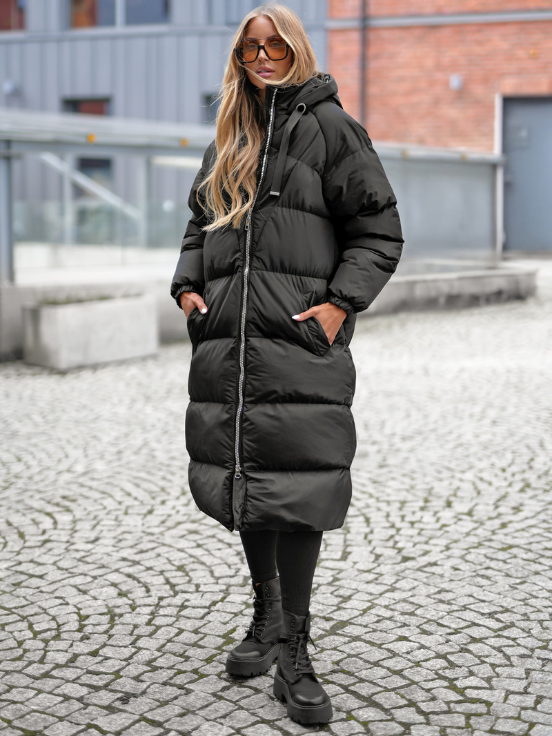 Ženska jakna črna OZONEE JS/5M3163/392Z