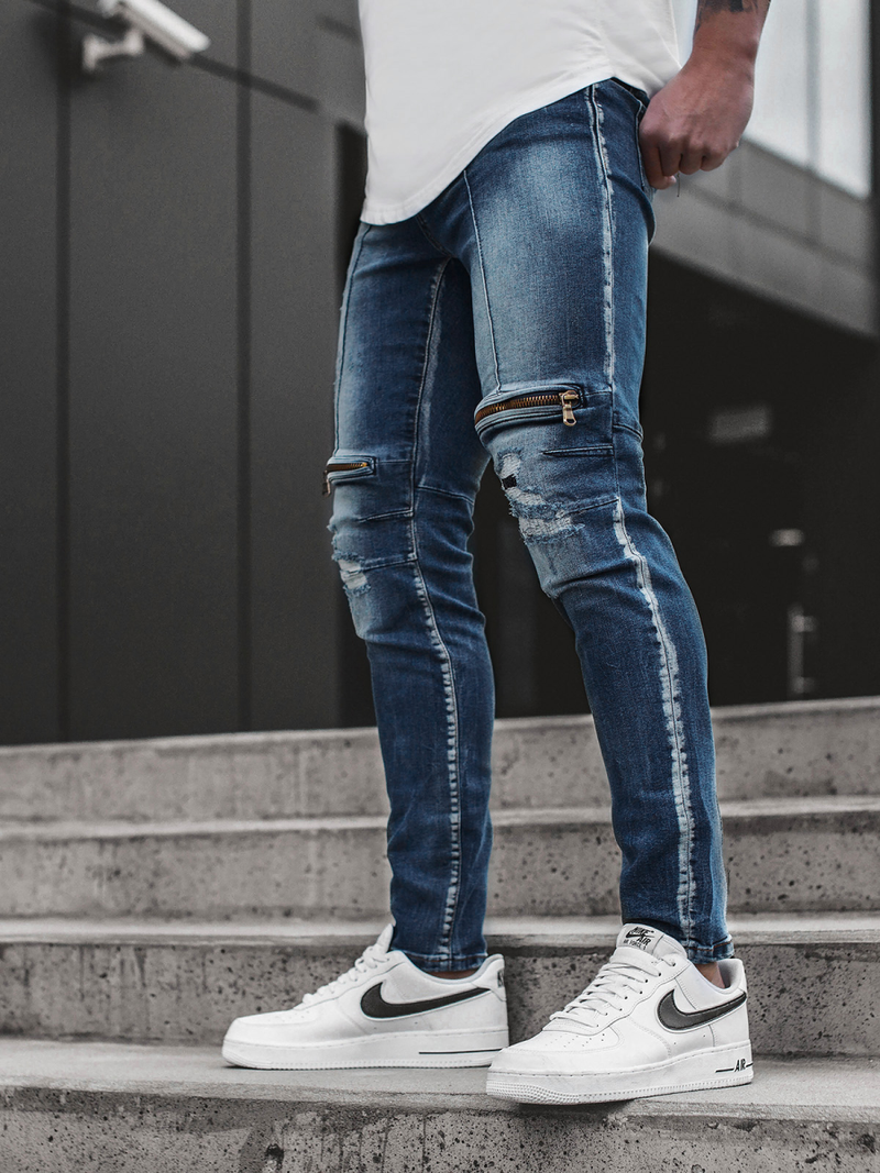 Moške kavbojke modre OZONEE G/1080