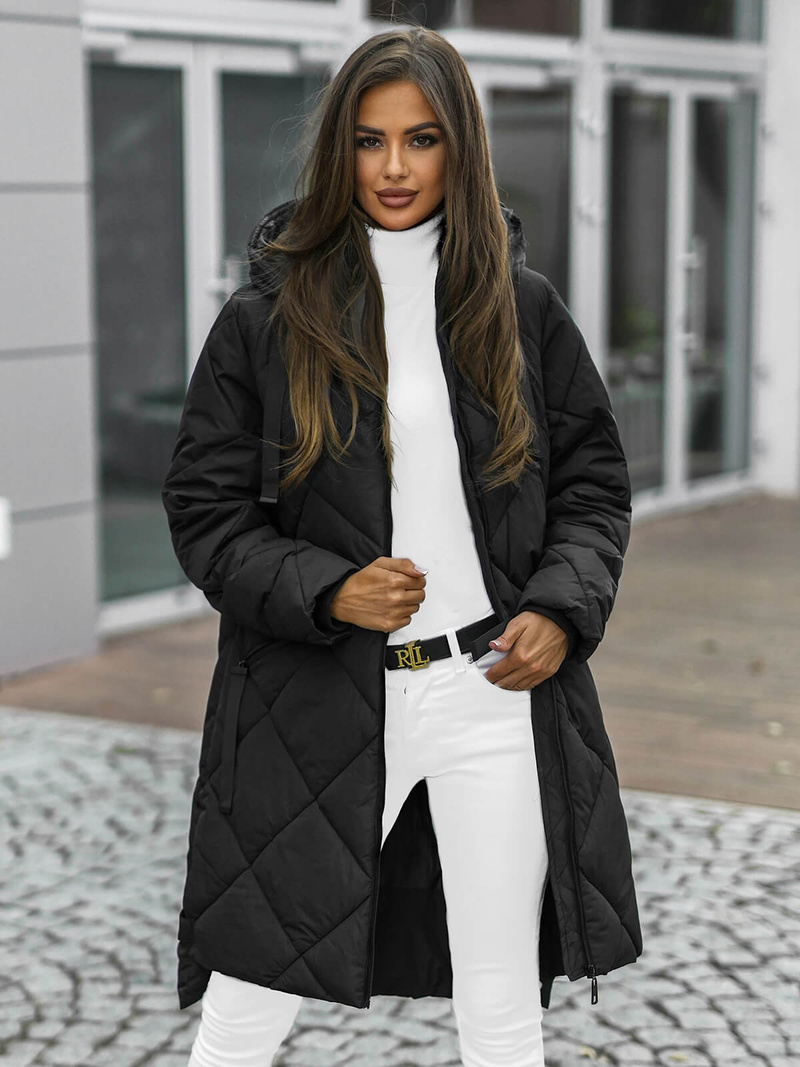 Ženska jakna črna OZONEE JS/5M3168/392Z