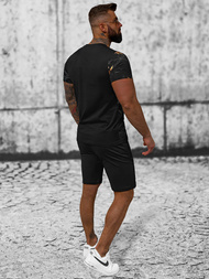 Moška trenirka črna OZONEE O/HM757Z