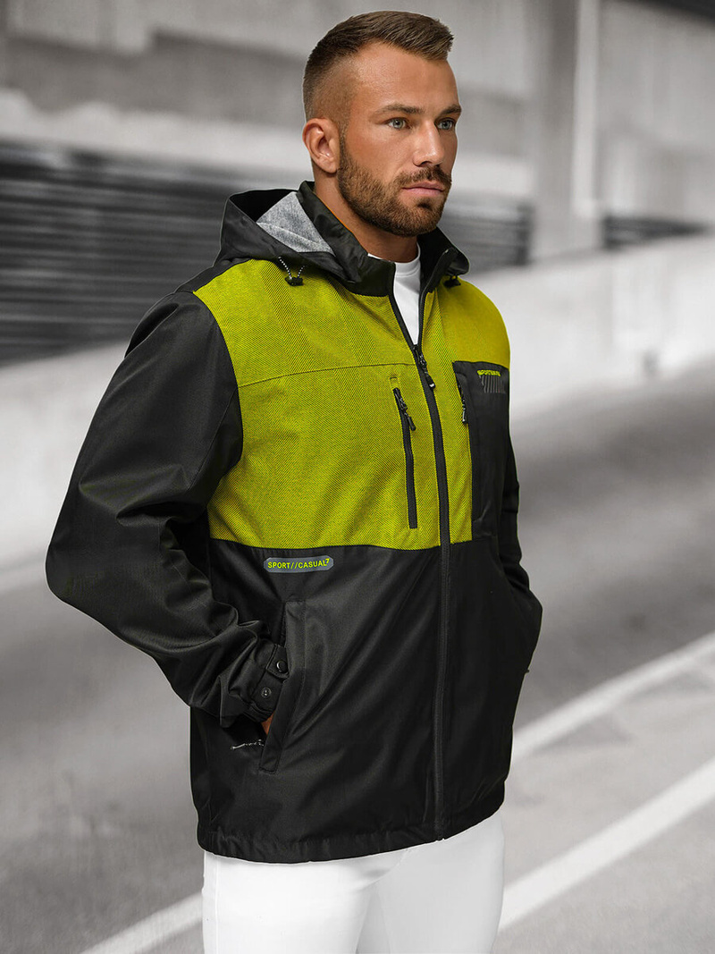 Moška jakna črna OZONEE JS/22M311/392Z