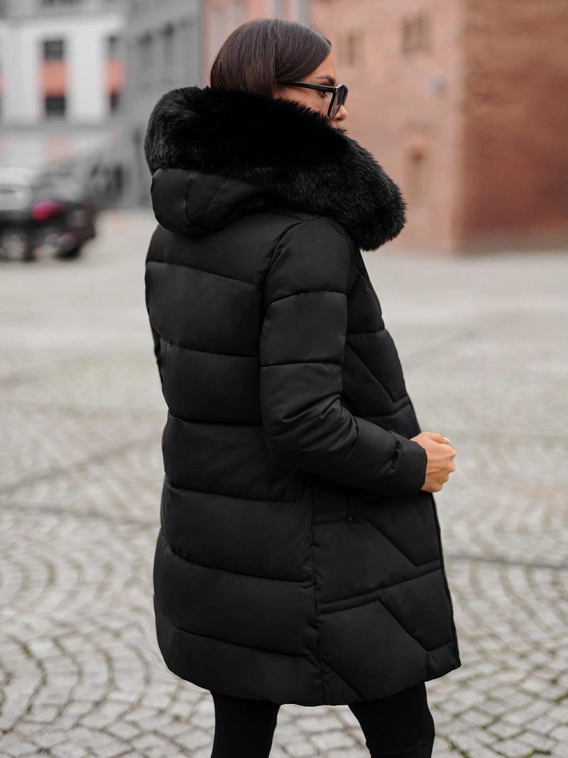 Ženska jakna črna OZONEE JS/16M9099/392Z