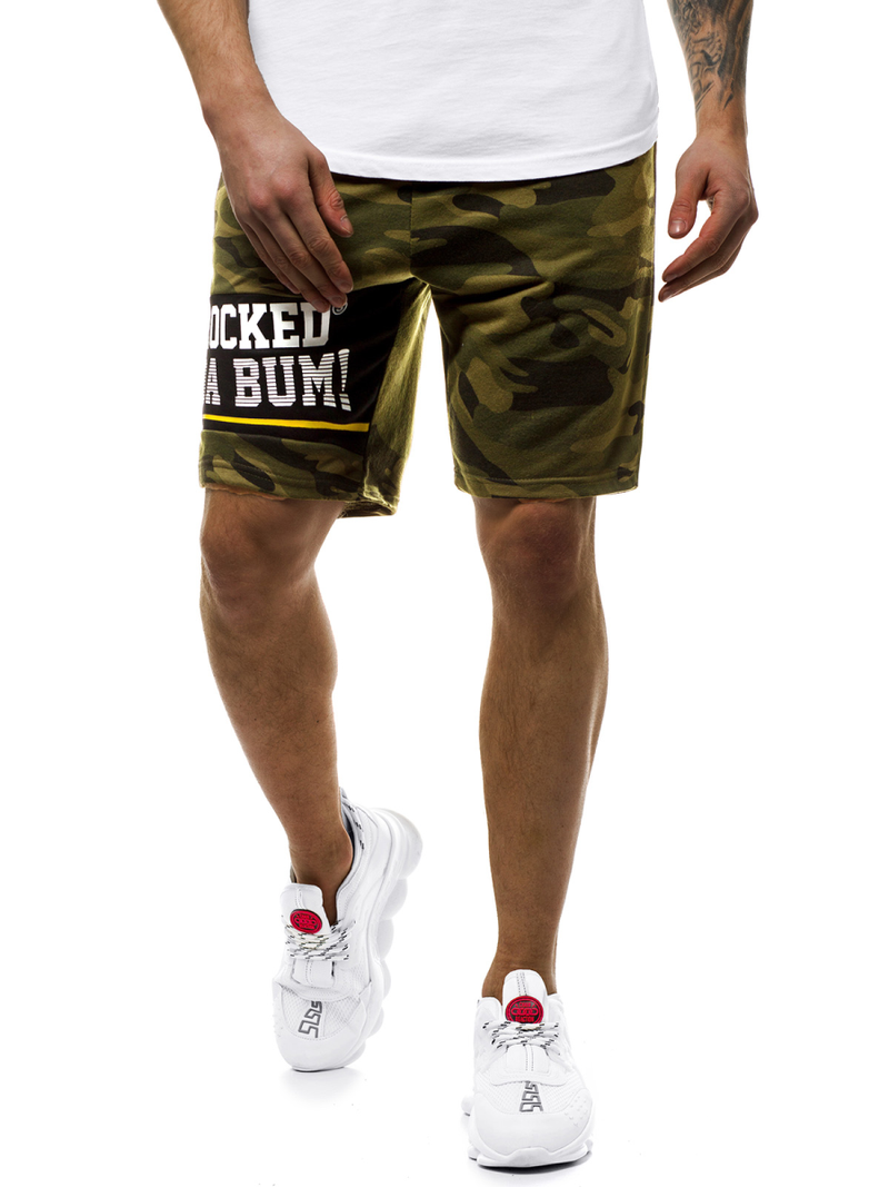 Moške kratke hlače zelene OZONEE JS/KK300161