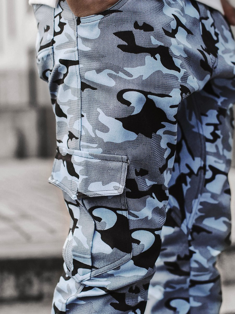 Moške hlače jogger modre OZONEE A/404