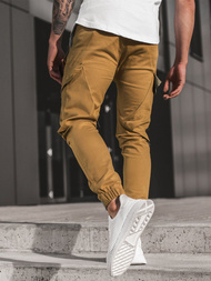 Moške hlače chino jogger camel OZONEE G/2788