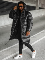 Moška zimska jakna črna OZONEE O/M3205Z