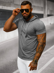 Moška navadna majica grafitna OZONEE JS/8T89/5