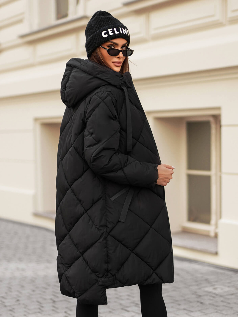 Ženska jakna črna OZONEE JS/5M3168/392Z