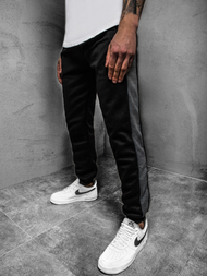 Moške športne hlače črno-grafitne OZONEE JS/JZ11003Z