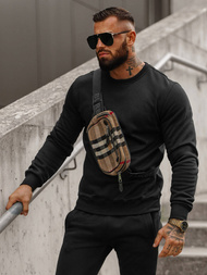 Moška trenirka črna OZONEE JS/68C10380/3Z