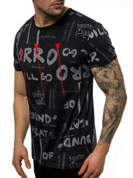 Moška majica črna OZONEE JS/SS10926