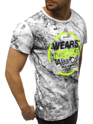 Moška majica bela OZONEE JS/SS10925