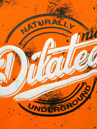 Moška majica brez rokavov oranžna OZONEE JS/KS2086