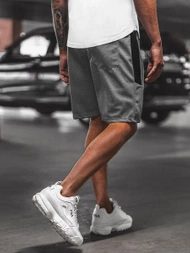 Moške športne kratke hlače grafitne OZONEE O/WW20013/3