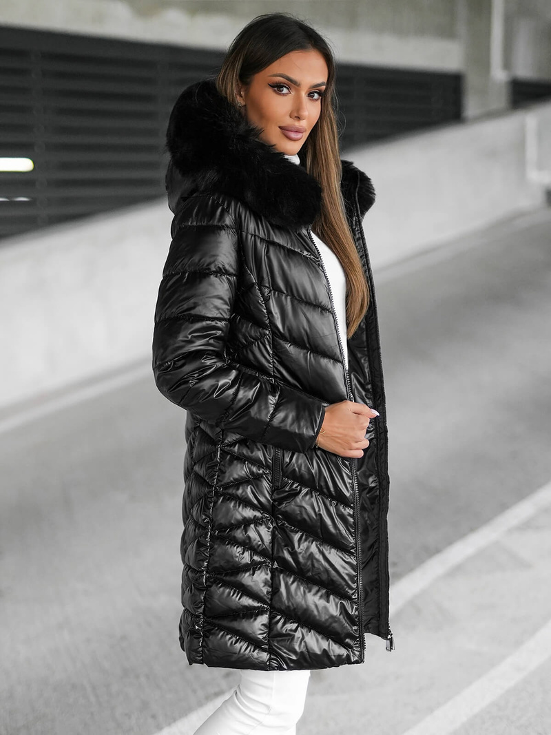 Ženska jakna črni OZONEE JS/16M9100/392Z