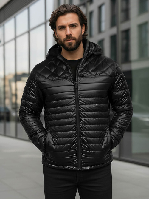 Moška jakna črna OZONEE JS/16M9328/392BZ