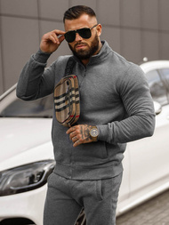 Moška trenirka grafitni OZONEE JS/68C10385/5Z