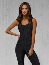 Ženski dvodelni komplet trenirka črn OZONEE JS/YW88037/1Z