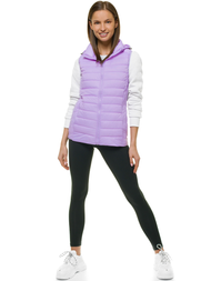 Ženski brezrokavnik s kapuco svetlovijolična OZONEE JS/M23039/37