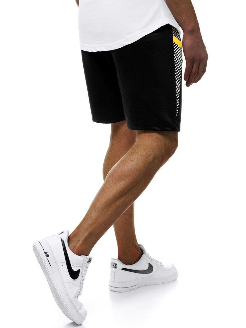 Moške kratke hlače črne OZONEE JS/KK300172