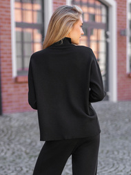 Ženski dvodelni komplet trenirka črn OZONEE JS/53C5203/3