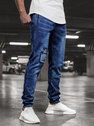 Moške hlače jogger modre OZONEE JS/KK1062