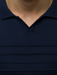 Moška polo majica mornarsko modra OZONEE L/2318