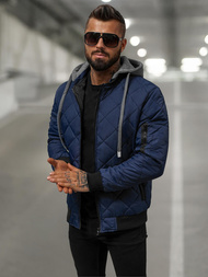 Moška jakna mornarsko modra OZONEE JS/8M986/215